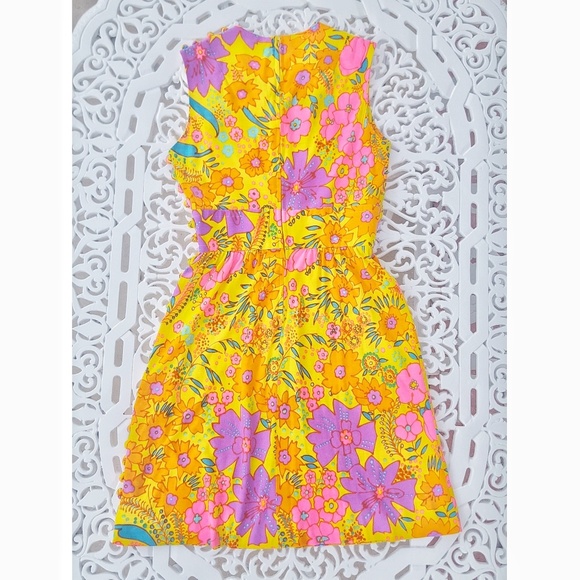 VINTAGE Floral Dress - Picture 4 of 6